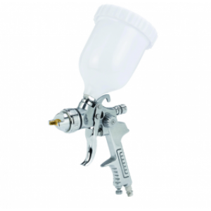Pistolet à peinture avec godet supérieur