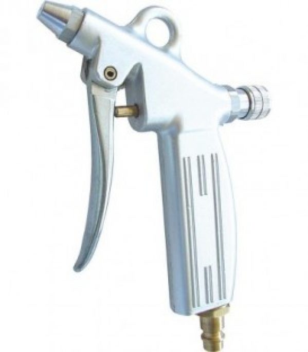 Pistolet-souffleur en alu reglable avec tuyere courte