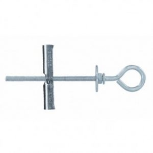 Piton à bascule avec oeil pour faux plafond