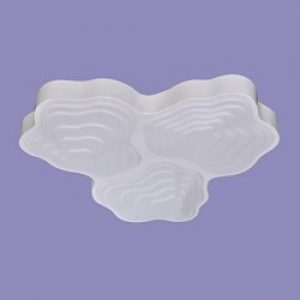 Plafonnier Blanc artistique à 3 lumières