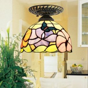 Plafonnier en Métal à Store multicolore