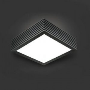 Plafonnier LED carré acrylique 8W