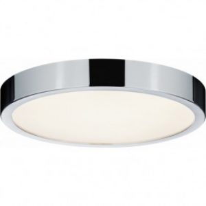 Plafonnier LED chromé 300mm – 20W – IP44 – Aviar