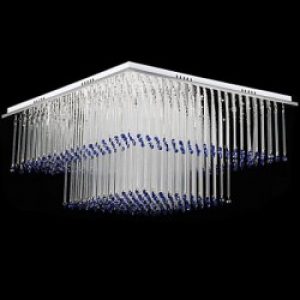 Plafonnier Moderne en Cristal à 12 lumières