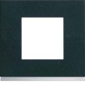 Plaque 1P dark rock – APPAREILLAGE MURAL GALLERY HAGER WXP4402