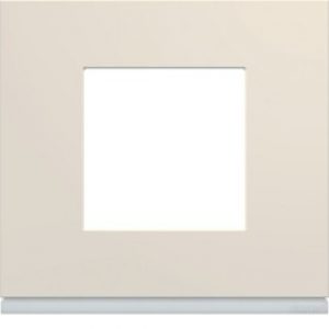 Plaque 1P dune – APPAREILLAGE MURAL GALLERY HAGER WXP0302