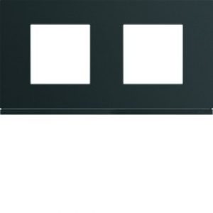 Plaque 2P H71 night – APPAREILLAGE MURAL GALLERY HAGER WXP0212