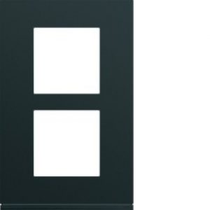 Plaque 2P V57 night – APPAREILLAGE MURAL GALLERY HAGER WXP0222