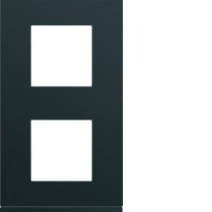 Plaque 2P V71 night – APPAREILLAGE MURAL GALLERY HAGER WXP0242