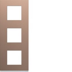 Plaque 3P V71 rosé – APPAREILLAGE MURAL GALLERY HAGER WXP0543