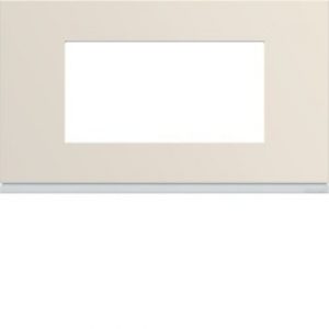 Plaque 4M E57 dune – APPAREILLAGE MURAL GALLERY HAGER WXP0334