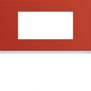 Plaque 4M E57 eglantine – APPAREILLAGE MURAL GALLERY HAGER WXP0634