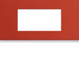 Plaque 4M E71 eglantine – APPAREILLAGE MURAL GALLERY HAGER WXP0604