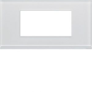 Plaque 4M E71 moon glass – APPAREILLAGE MURAL GALLERY HAGER WXP4004