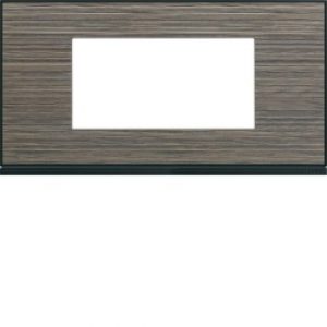 Plaque 4M E71 pecan – APPAREILLAGE MURAL GALLERY HAGER WXP2404