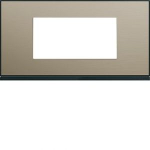 Plaque 4M E71 placage bronze – APPAREILLAGE MURAL GALLERY HAGER WXP2204