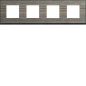 Plaque 4P H71 pecan – APPAREILLAGE MURAL GALLERY HAGER WXP2414