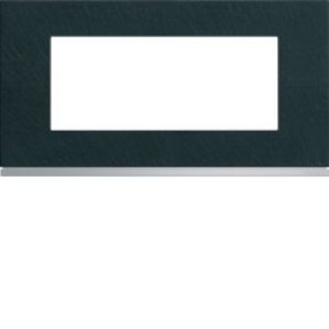 Plaque 5M E71 dark rock – APPAREILLAGE MURAL GALLERY HAGER WXP4405