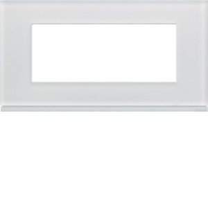 Plaque 5M E71 moon glass – APPAREILLAGE MURAL GALLERY HAGER WXP4005