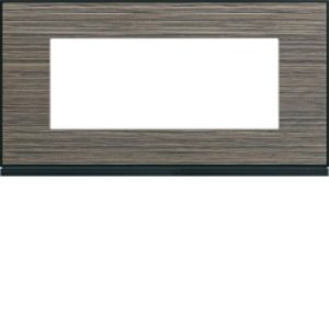 Plaque 5M E71 pecan – APPAREILLAGE MURAL GALLERY HAGER WXP2405