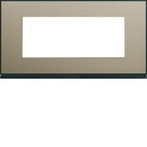 Plaque 5M E71 placage bronze – APPAREILLAGE MURAL GALLERY HAGER WXP2205