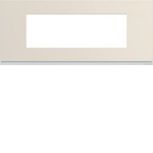 Plaque 6M E57 dune – APPAREILLAGE MURAL GALLERY HAGER WXP0306