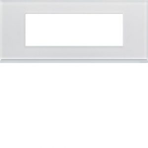 Plaque 6M E57 moon glass – APPAREILLAGE MURAL GALLERY HAGER WXP4006