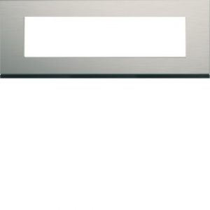 Plaque 8M E71 antique alu – APPAREILLAGE MURAL GALLERY HAGER WXP4508