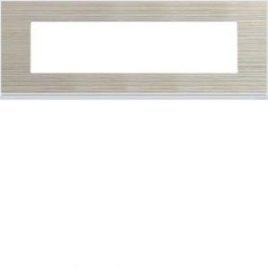Plaque 8M E71 latté – APPAREILLAGE MURAL GALLERY HAGER WXP2508