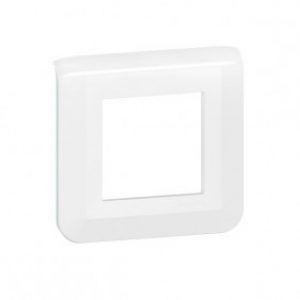 Plaque décorative blanche Mosaic – 1 poste – 2 modules