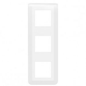 Plaque décorative verticale Mosaic blanche – 3×2 modules