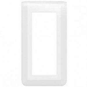 Plaque décorative verticale Mosaic blanche – 5 modules