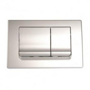 Plaque de commande chromée pour Bâti Césame et Futura