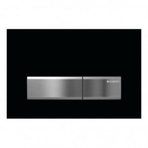 Plaque de déclenchement SIGMA 40 DuoFresh – Noir/aluminium brossé