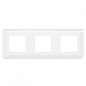 Plaque de finition horizontale Mosaic blanche – 3X2 modules