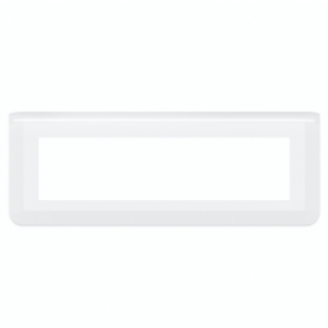 Plaque de finition horizontale Mosaic blanche – 8 modules