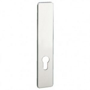 Plaque de poignée de porte en aluminium anodisé – Ton argent – Golf