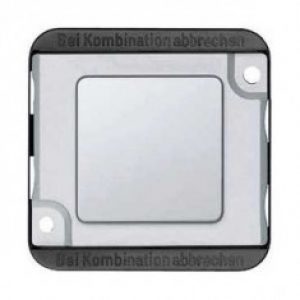 Plaque obturatrice pour appareillage anti-vandalisme