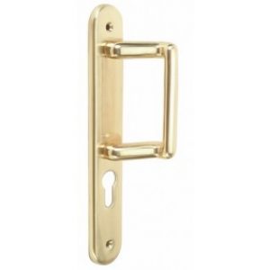 Plaque palière seule – laiton poli – Allegra
