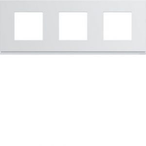 Plaque plast 3P H71 pure – APPAREILLAGE MURAL GALLERY HAGER WXP0013