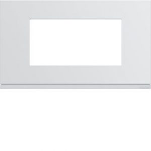 Plaque plast 4M E57 pure – APPAREILLAGE MURAL GALLERY HAGER WXP0034