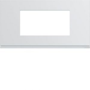 Plaque plast 4M E71 pure – APPAREILLAGE MURAL GALLERY HAGER WXP0004