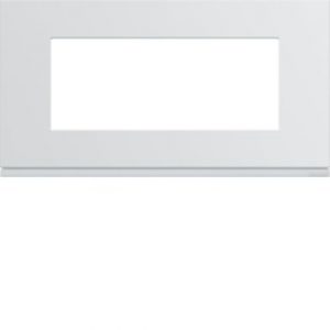 Plaque plast 5M E71 pure – APPAREILLAGE MURAL GALLERY HAGER WXP0005