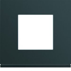 Plaque plastique 1P anthr – APPAREILLAGE MURAL GALLERY HAGER WXP1002