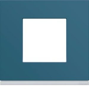 Plaque plastique 1P river – APPAREILLAGE MURAL GALLERY HAGER WXP0702