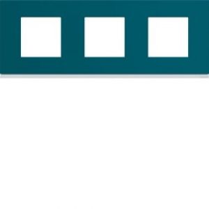 Plaque plastique 3P H71 peacoc – APPAREILLAGE MURAL GALLERY HAGER WXP0813