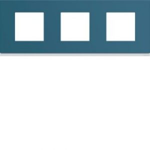 Plaque plastique 3P H71 river – APPAREILLAGE MURAL GALLERY HAGER WXP0713