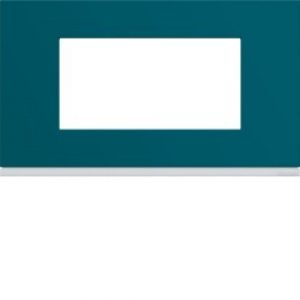 Plaque plastique 4M E57 peacoc – APPAREILLAGE MURAL GALLERY HAGER WXP0834