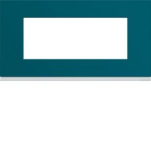 Plaque plastique 5M E71 peacoc – APPAREILLAGE MURAL GALLERY HAGER WXP0805