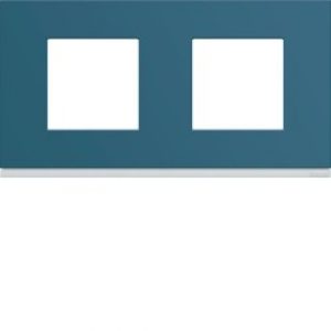 Plaque plastique2P H71 river – APPAREILLAGE MURAL GALLERY HAGER WXP0712